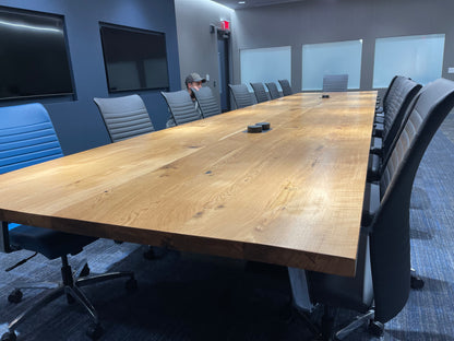 Reclaimed White Oak Custom Conference Table