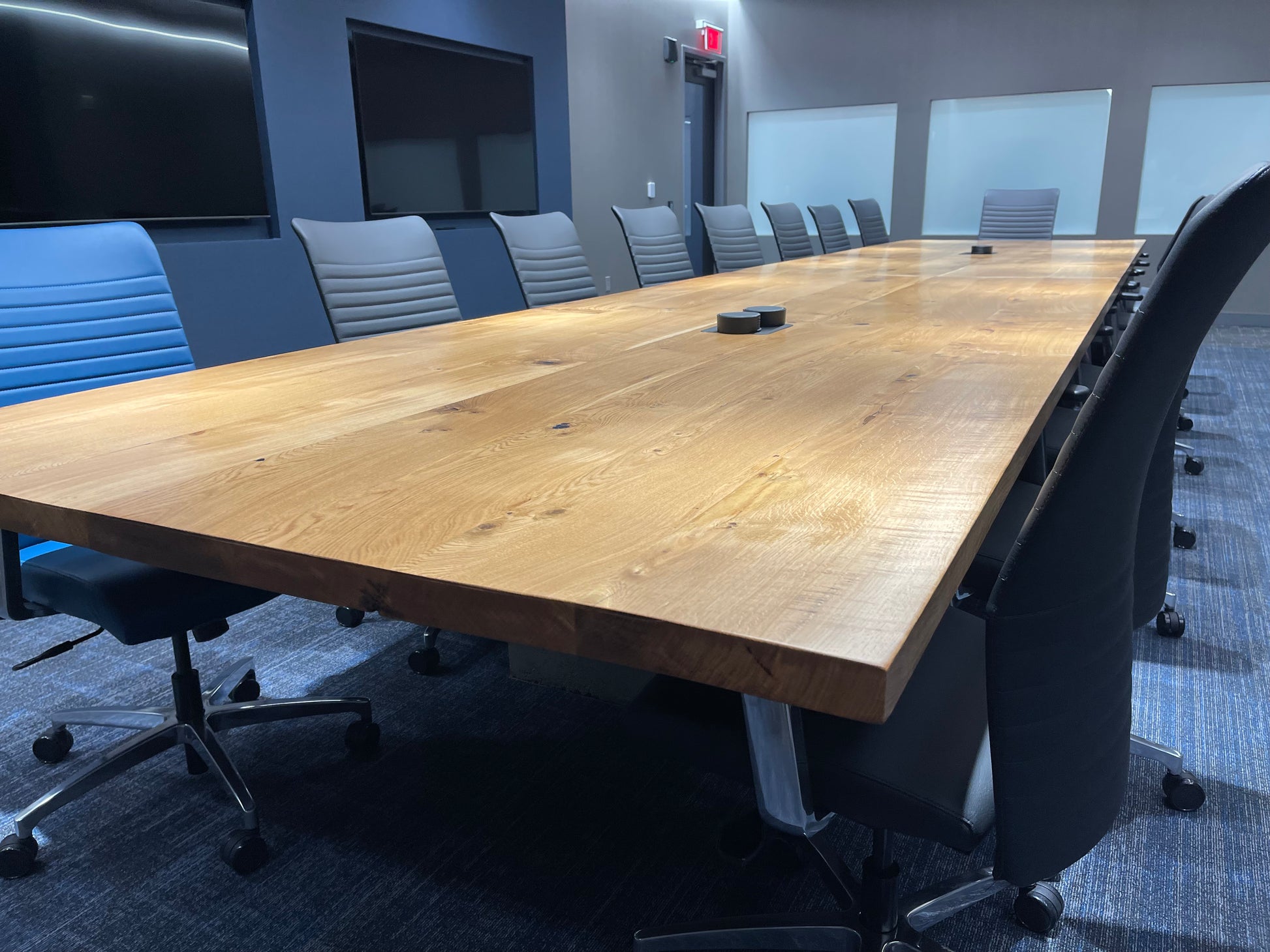 Reclaimed White Oak Custom Conference Table
