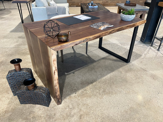 Black Walnut Waterfall Desk 