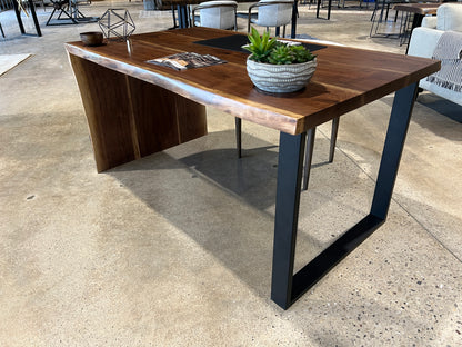 Black Walnut Waterfall Desk 
