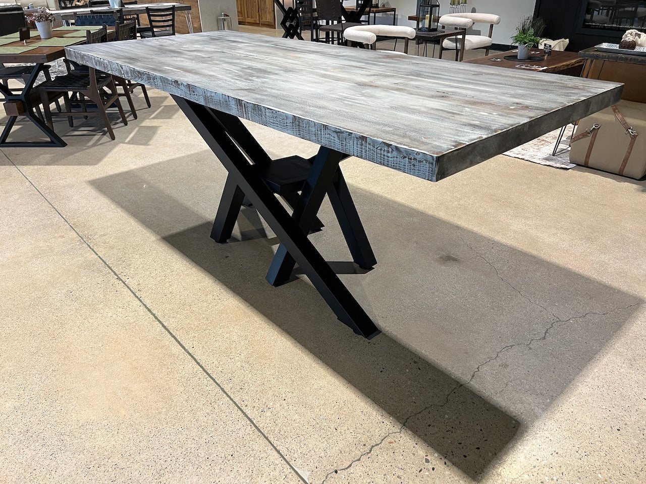 Reclaimed Wood 6 Point Table