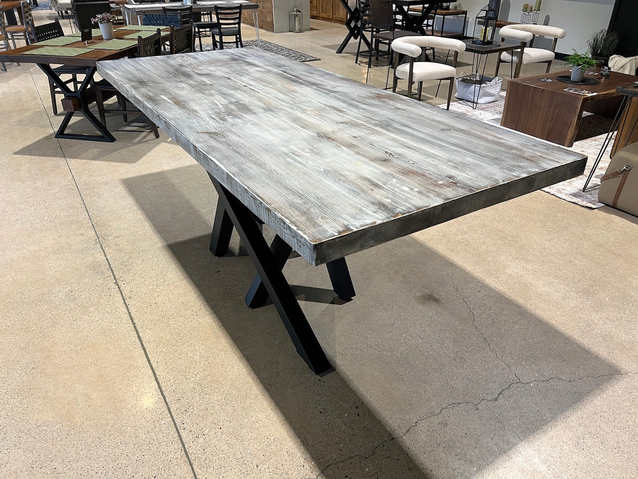 Reclaimed Wood 6 Point Table