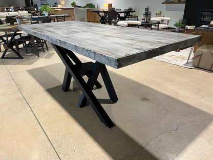 Reclaimed Wood 6 Point Table
