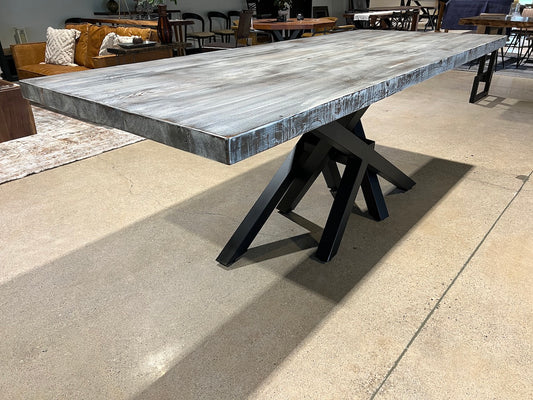 Reclaimed Wood 6 Point Table