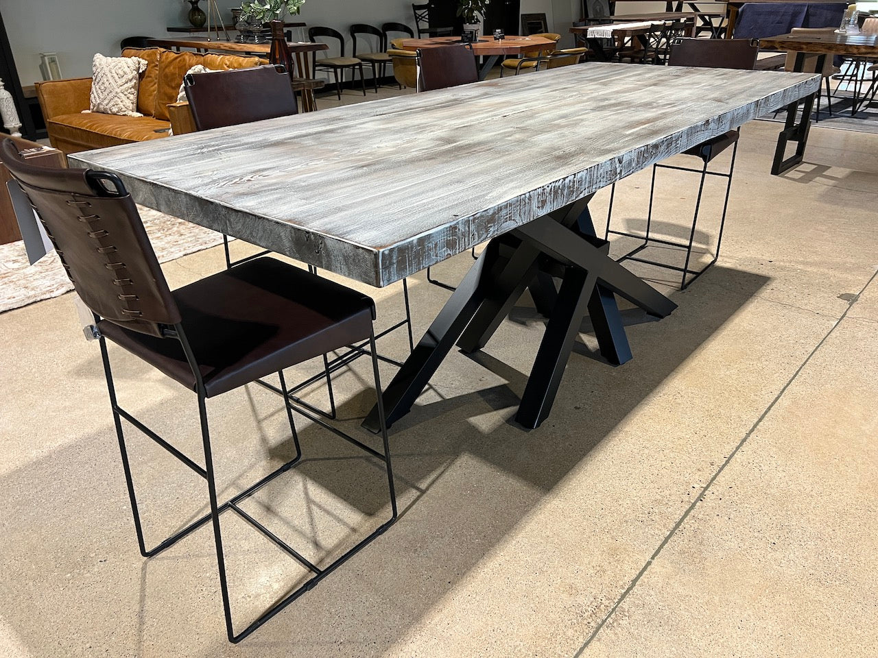 Reclaimed Wood 6 Point Table