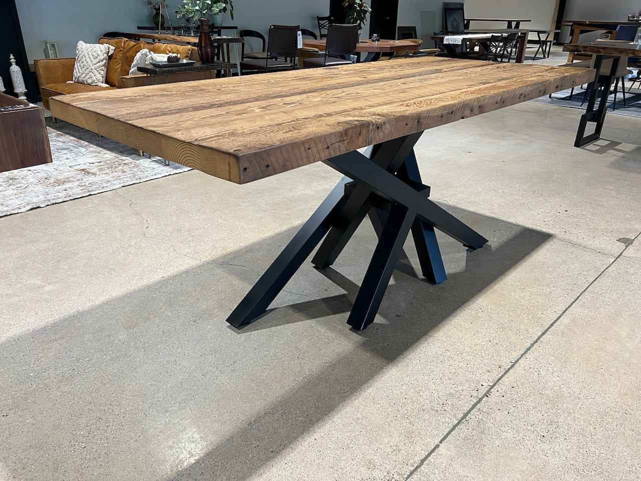 Reclaimed Wood 6 Point Table