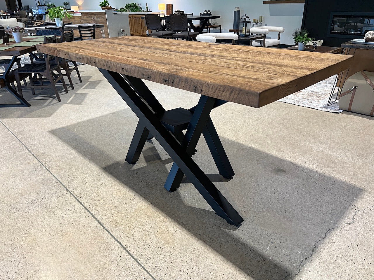 Reclaimed Wood 6 Point Table