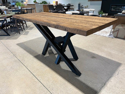 Reclaimed Wood 6 Point Table