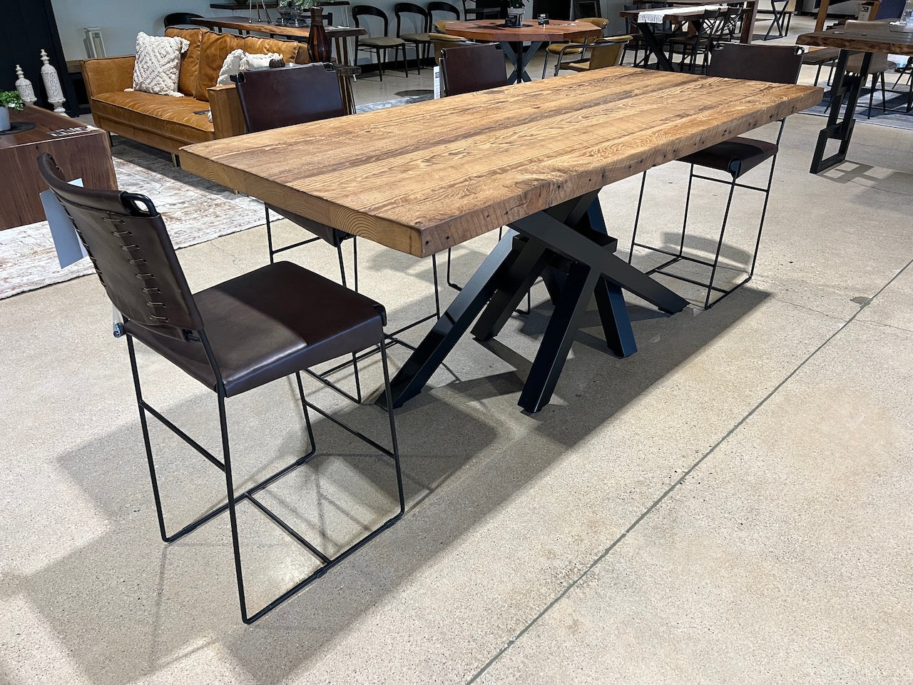 Reclaimed Wood 6 Point Table