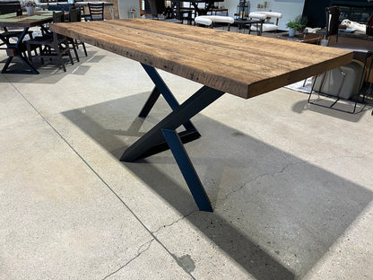 Reclaimed Wood Z Base Table