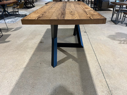 Reclaimed Wood Z Base Table