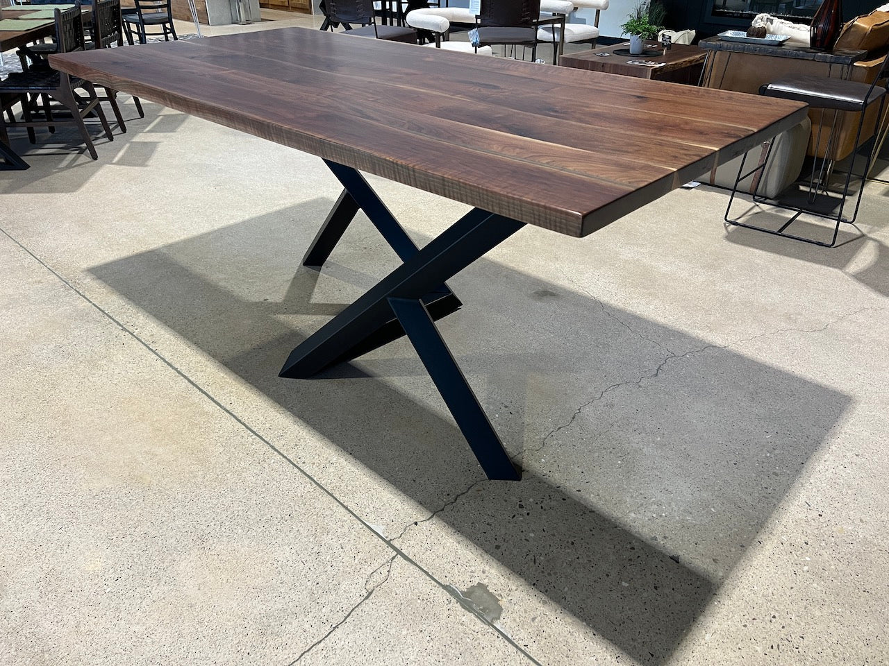 Black Walnut Z Base Table
