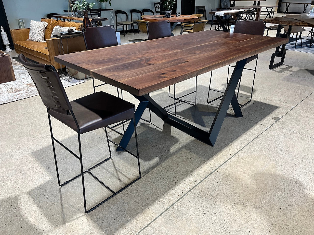Black Walnut Z Base Table
