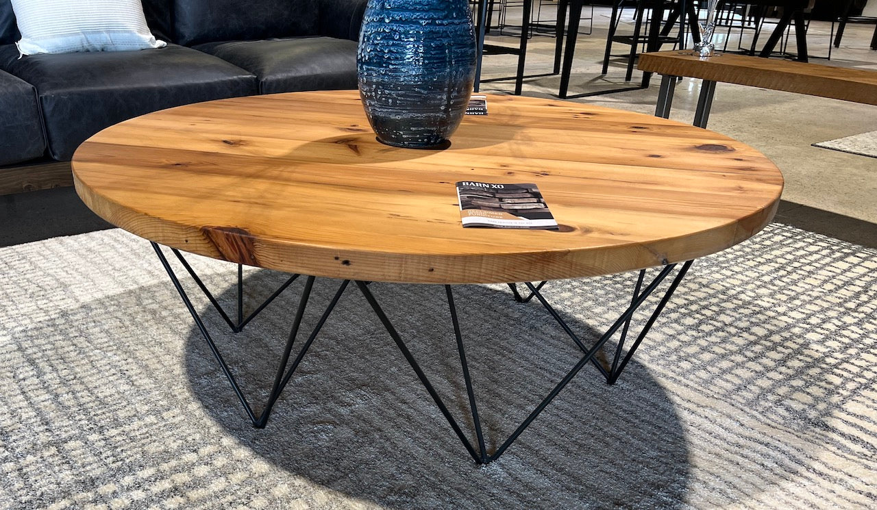 Round Coffee Table Hair Pin Legs