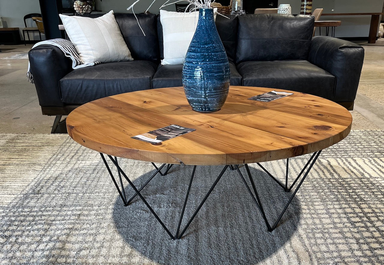 Round Coffee Table Hair Pin Legs