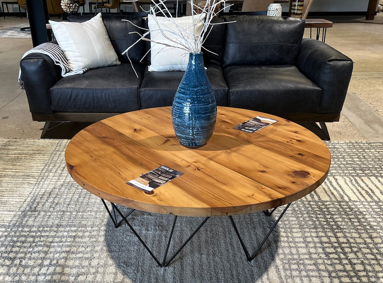 Round Coffee Table Hair Pin Legs
