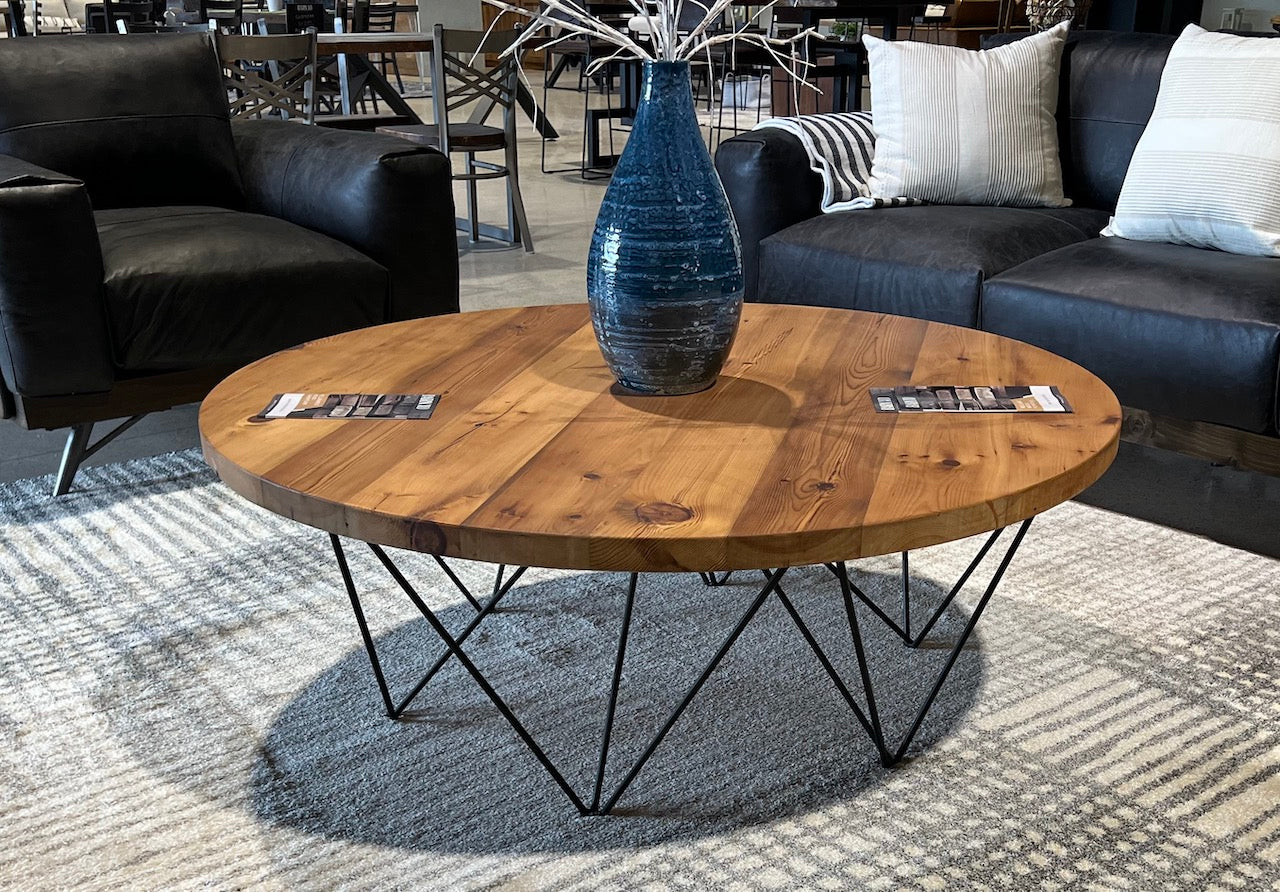 Round Coffee Table Hair Pin Legs