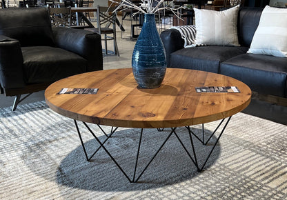 Round Coffee Table Hair Pin Legs
