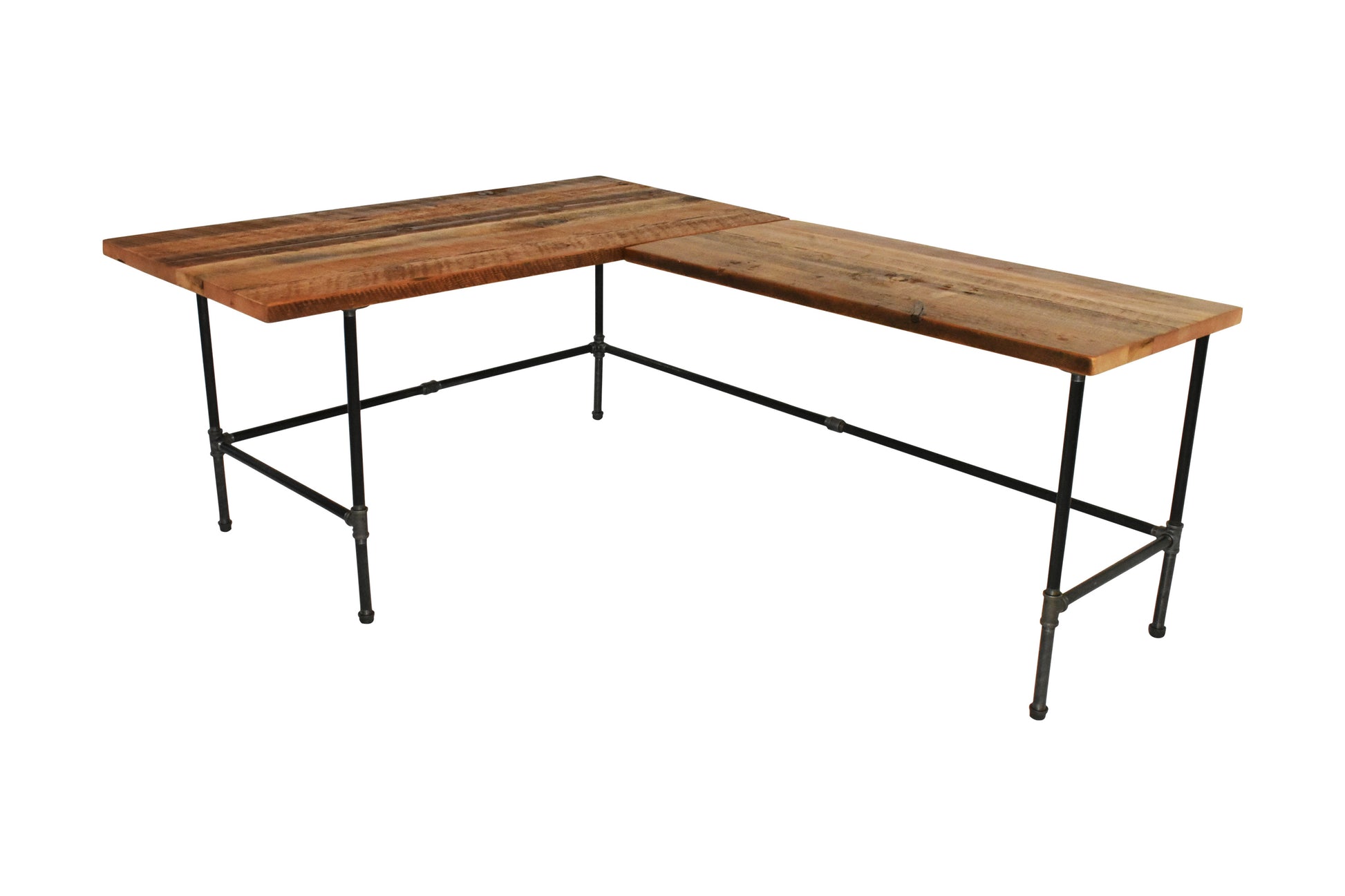 Modern Industrial L-Shaped Desk