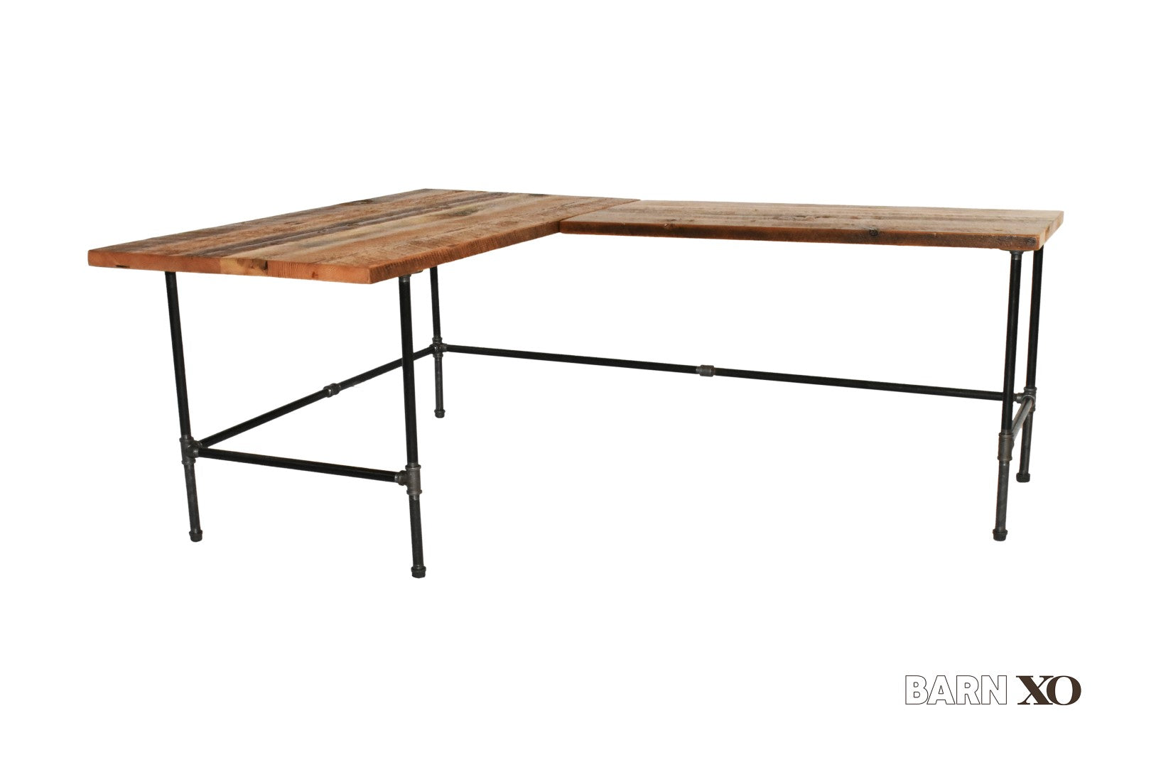 Modern Industrial L-Shaped Desk