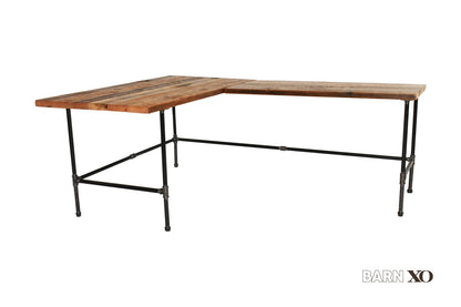 Modern Industrial L-Shaped Desk