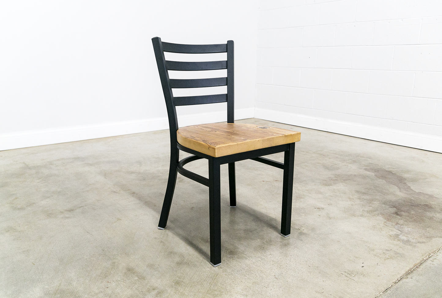 18 Inch Ladder Back Dining Chair (Gun Metal)