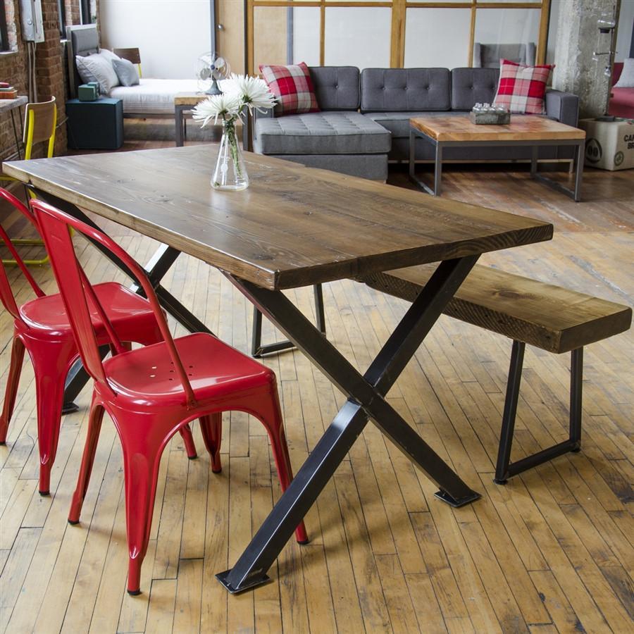 Dining Table (X-Shaped Legs)