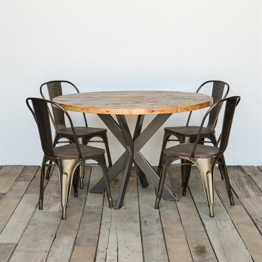 Round Dining Table (Intersection Legs)