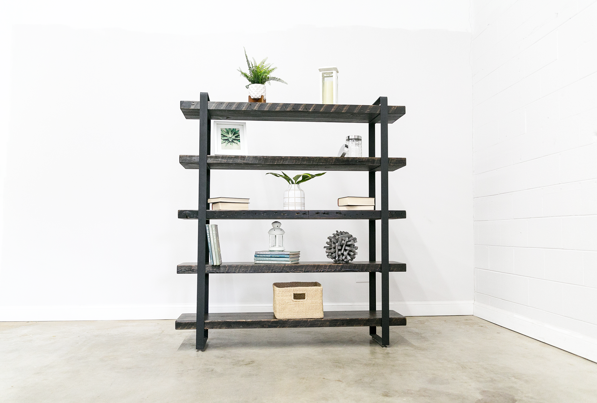 Reclaimed Wood Shelving Unit