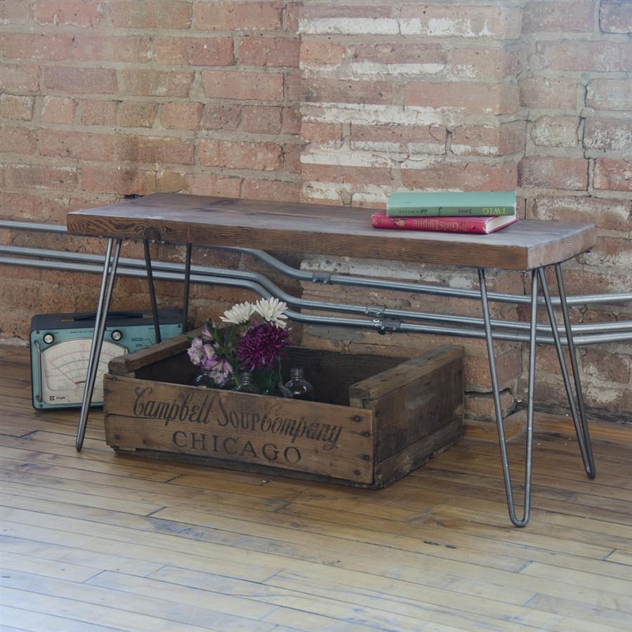 Wood Bench (Hairpin Legs)