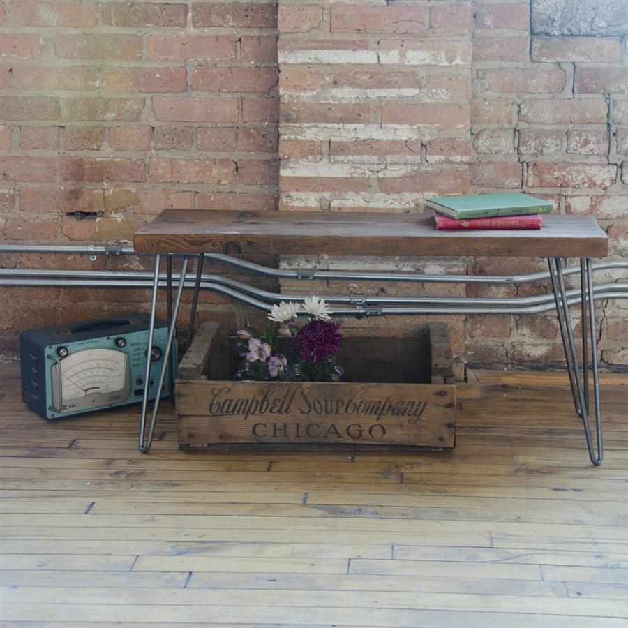 Wood Bench (Hairpin Legs)