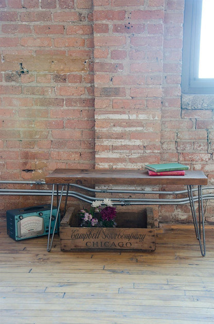 Wood Bench (Hairpin Legs)