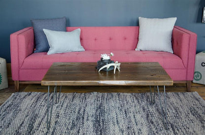 Handcrafted Rustic Reclaimed Wood Coffee Table for Living Room