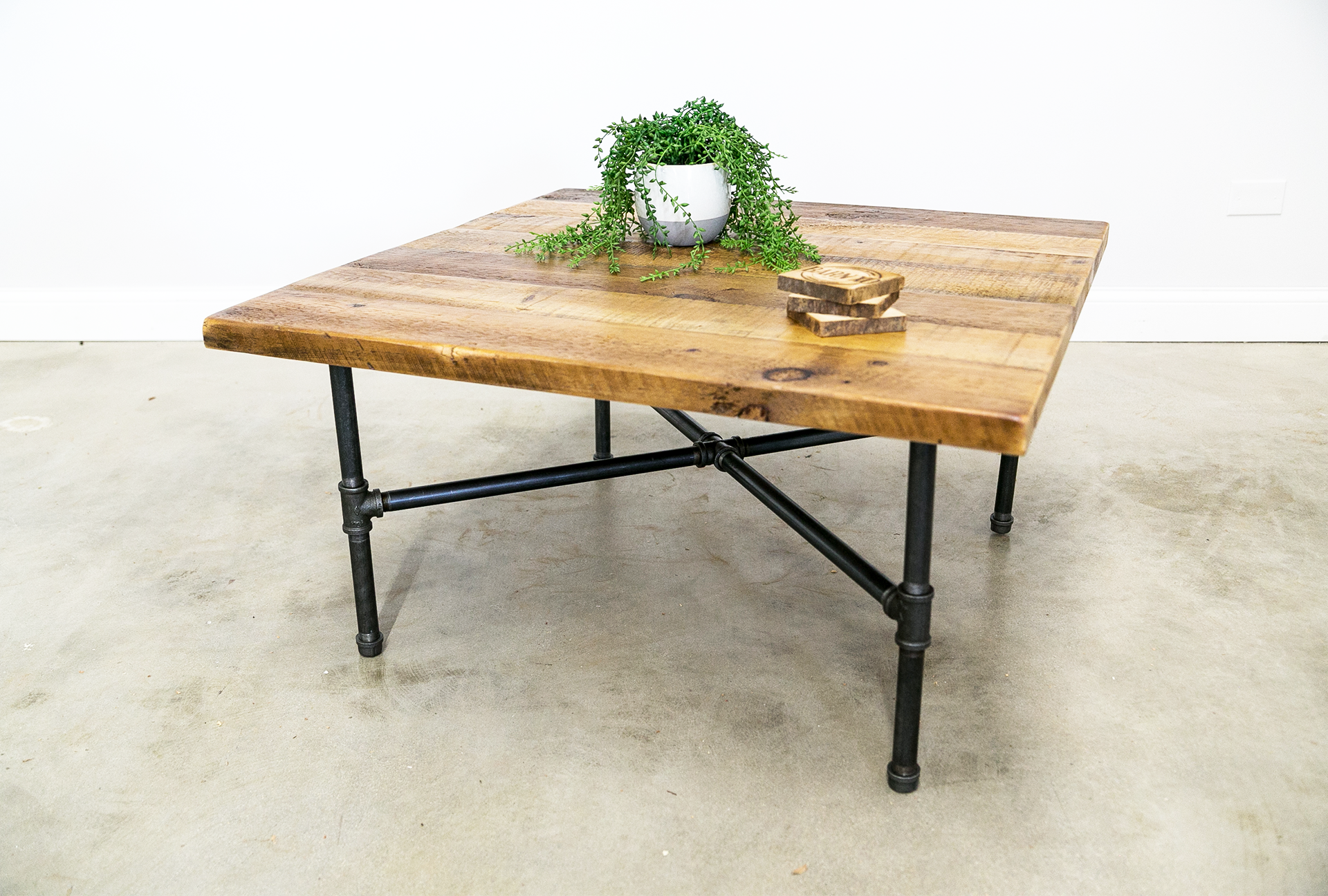 X-Base Industrial Coffee Table