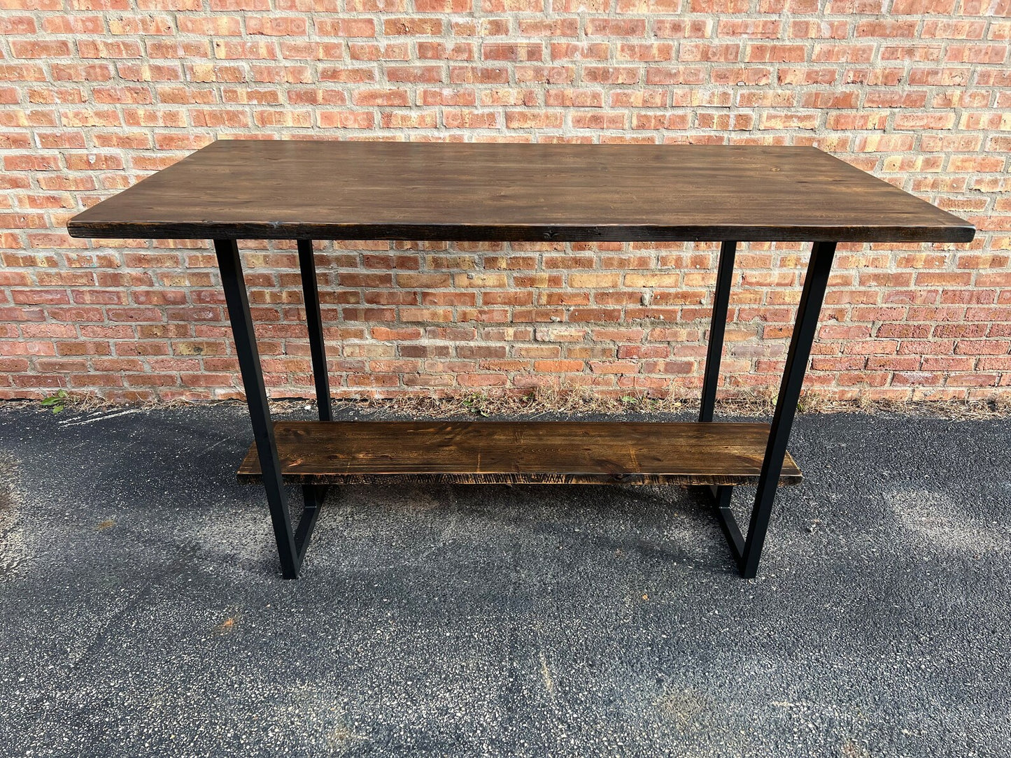Reclaimed Wood Table w/ Foot Rest