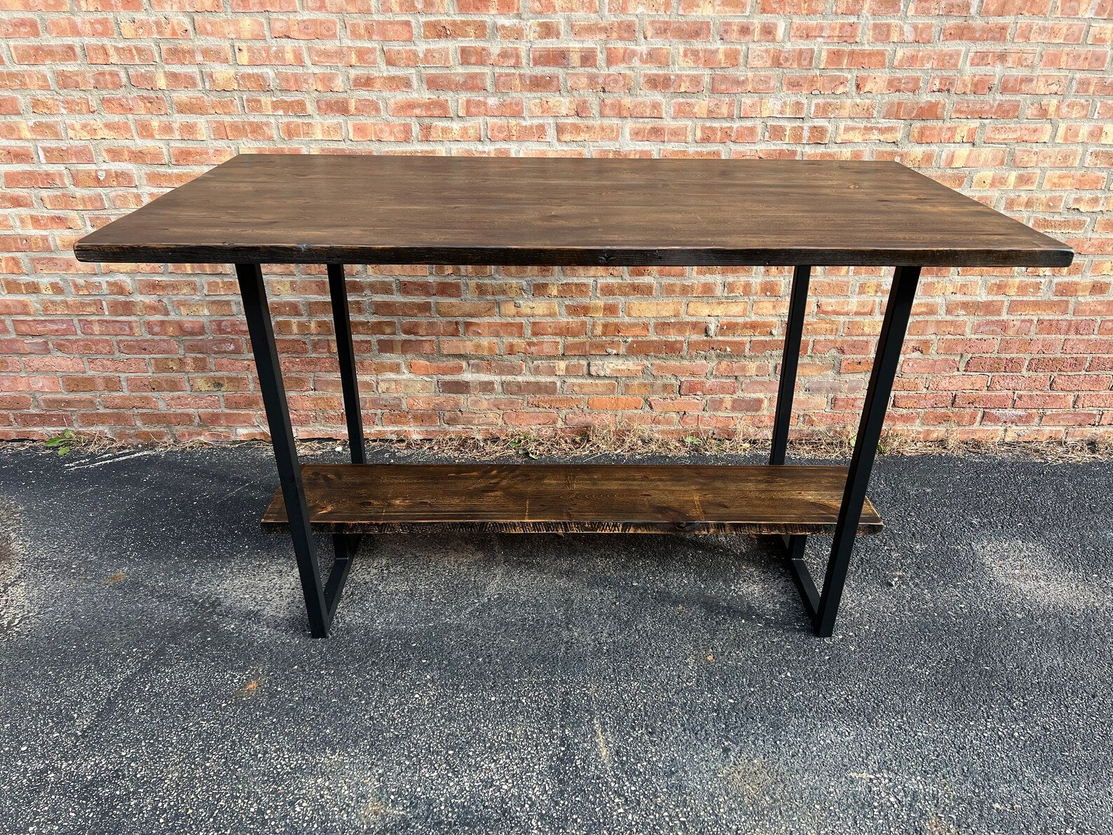 Reclaimed Wood Table w/ Foot Rest
