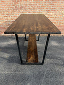 Reclaimed Wood Table w/ Foot Rest