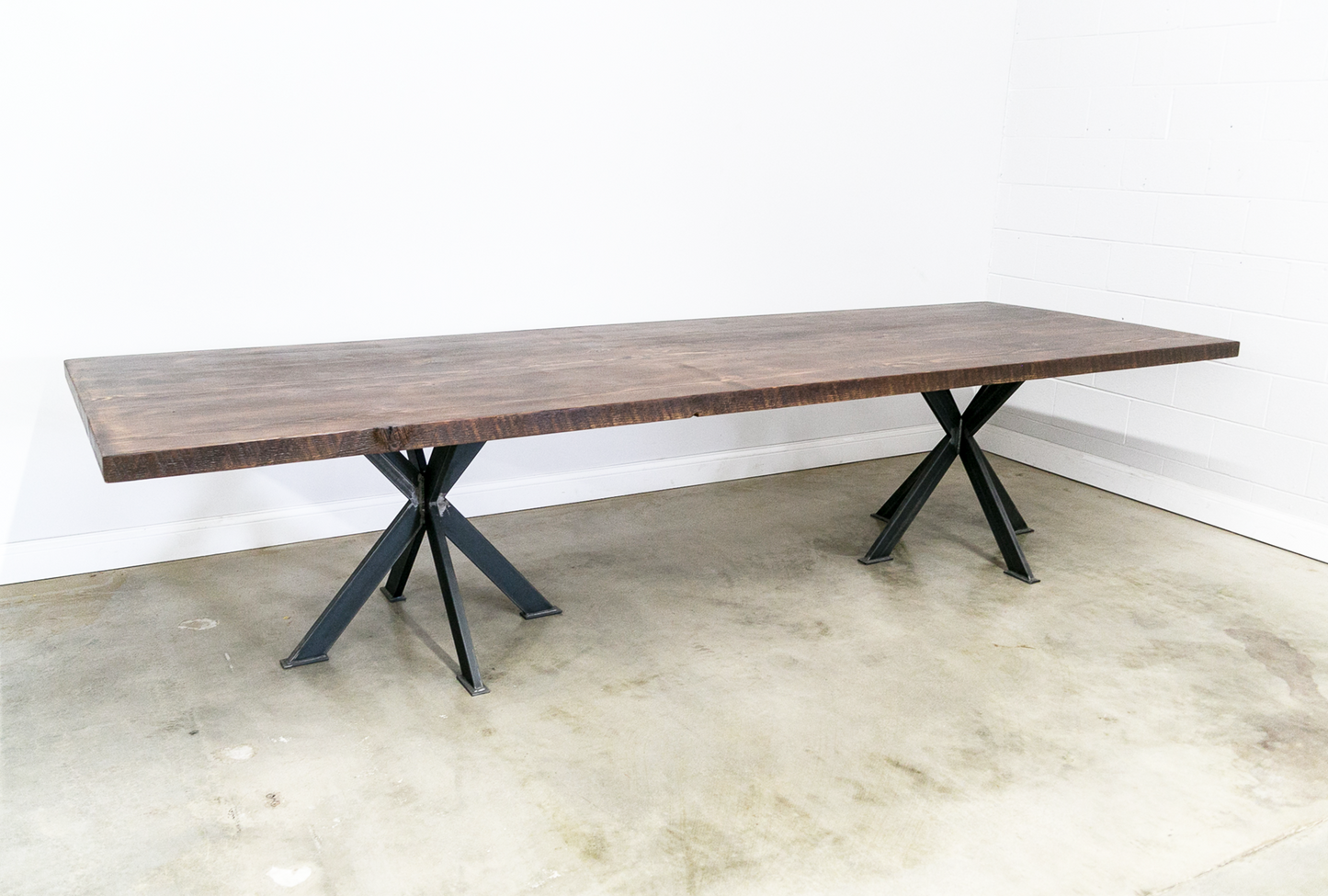 Conference Table with Intersecting Leg Base