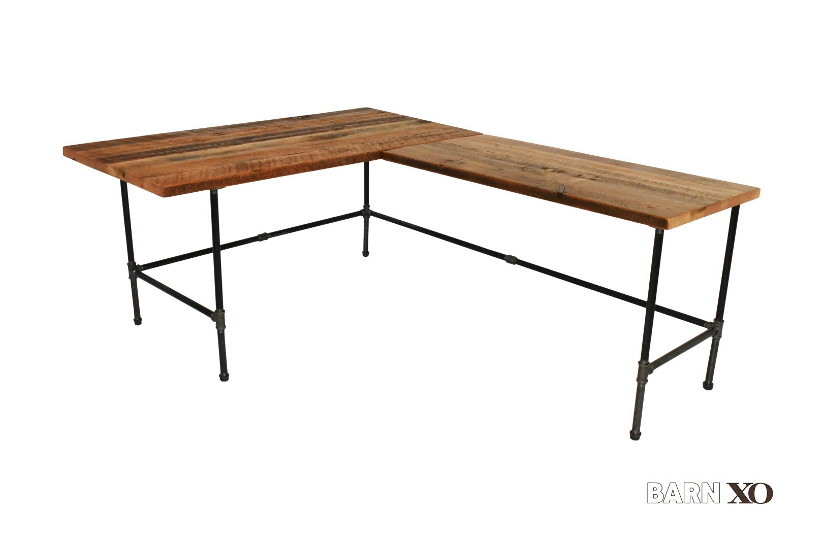 Modern Industrial L-Shaped Desk