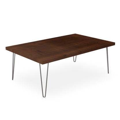 Handcrafted Rustic Reclaimed Wood Coffee Table for Living Room