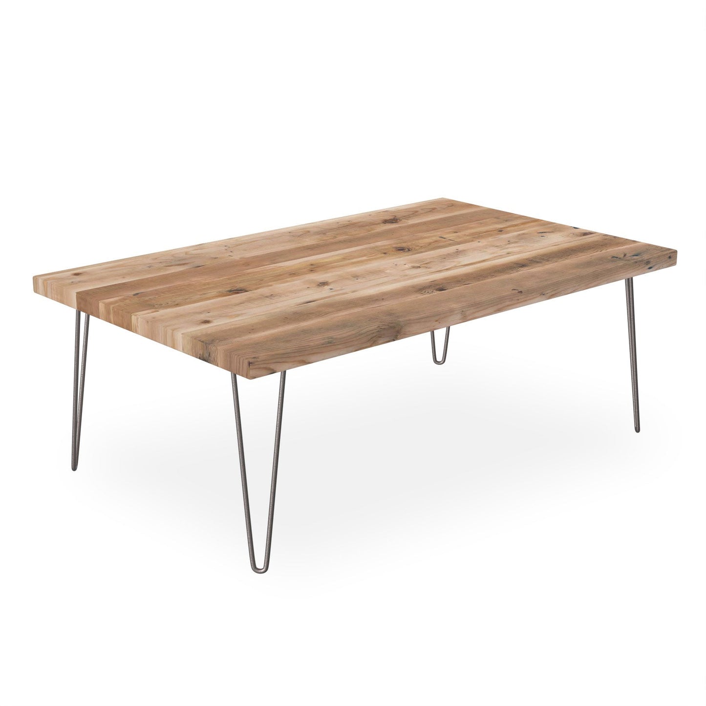 Handcrafted Rustic Reclaimed Wood Coffee Table for Living Room