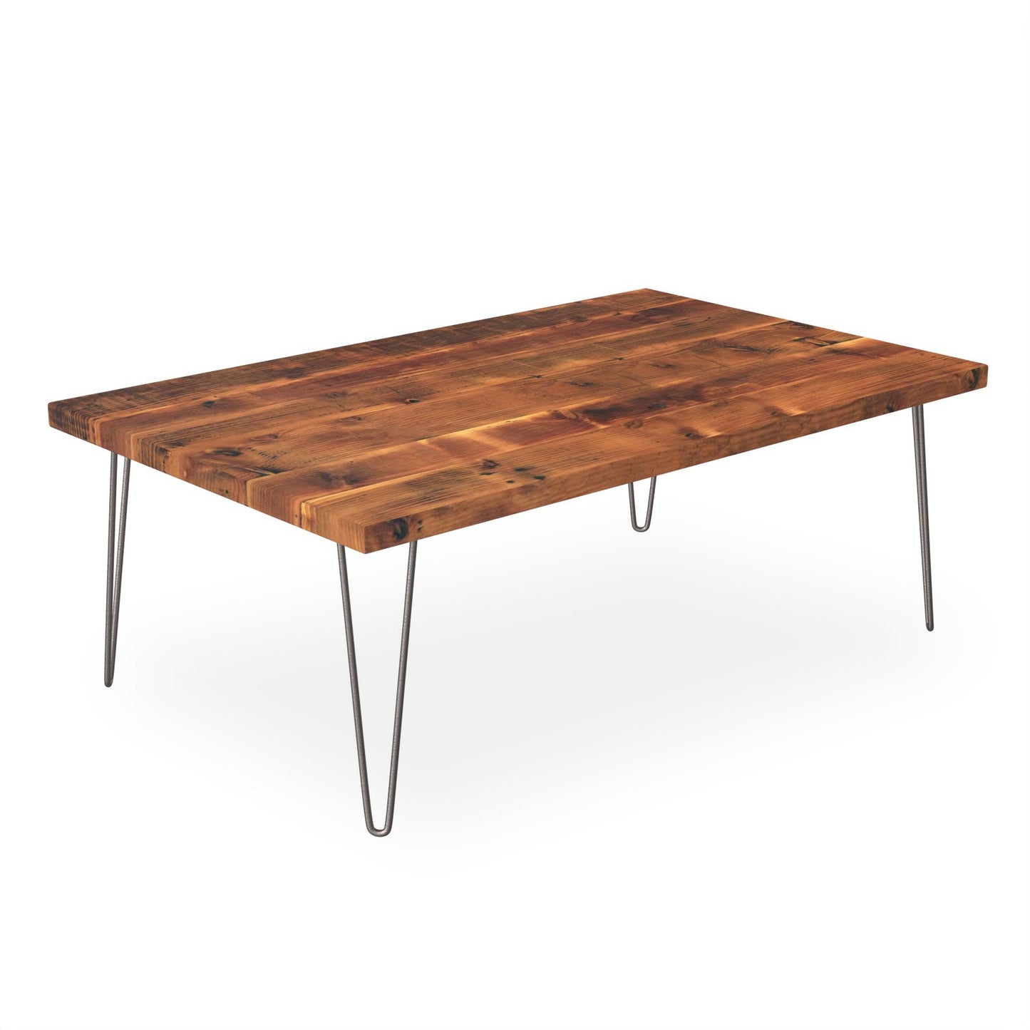 Handcrafted Rustic Reclaimed Wood Coffee Table for Living Room