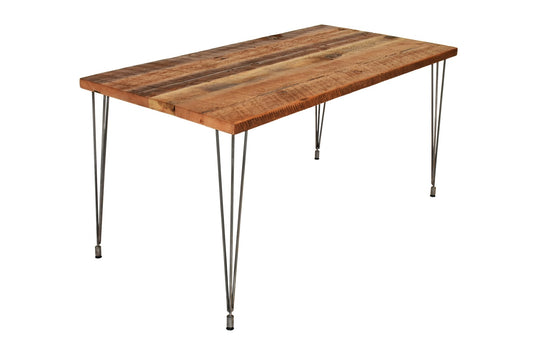 Desk with Leveling Hairpin Legs