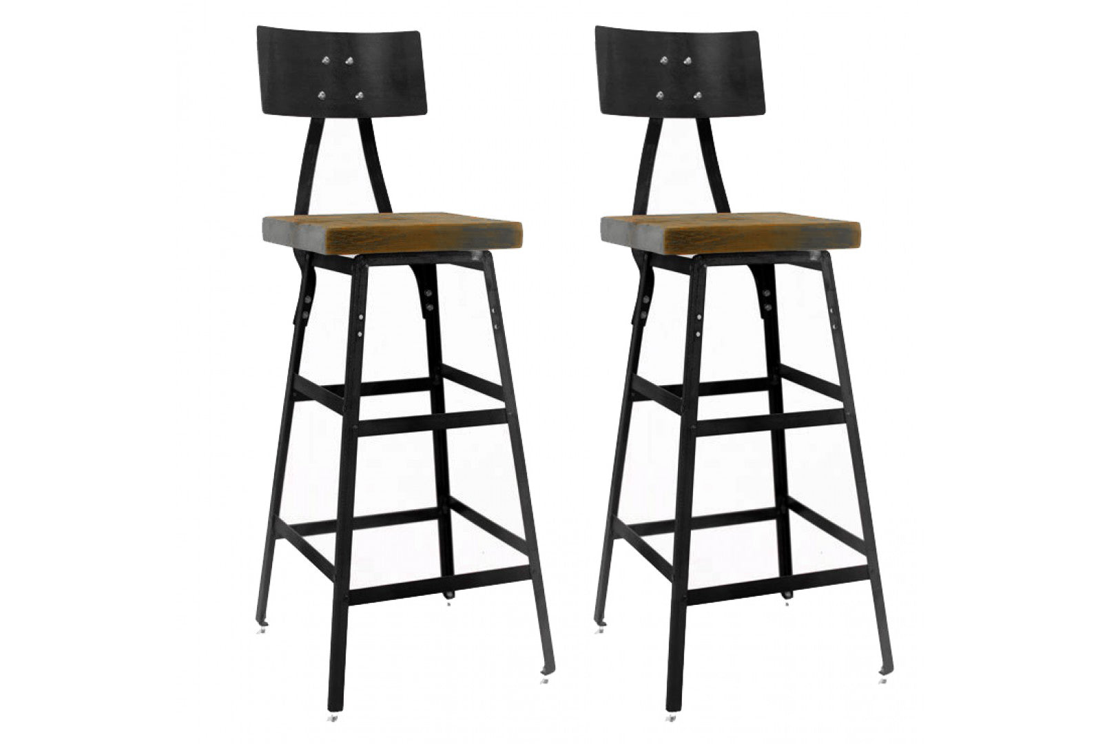 Vintage Industrial Chair / Stool (Set of 2)