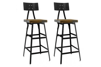 Vintage Industrial Chair / Stool (Set of 2)