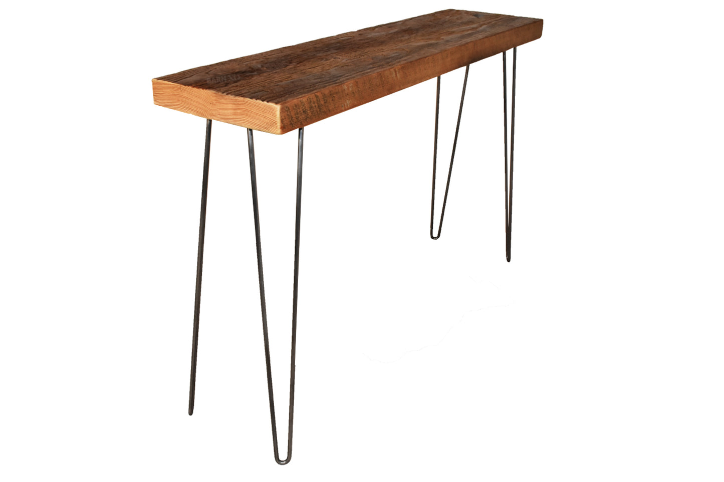 Mid-Century Console Table with Hairpin Legs