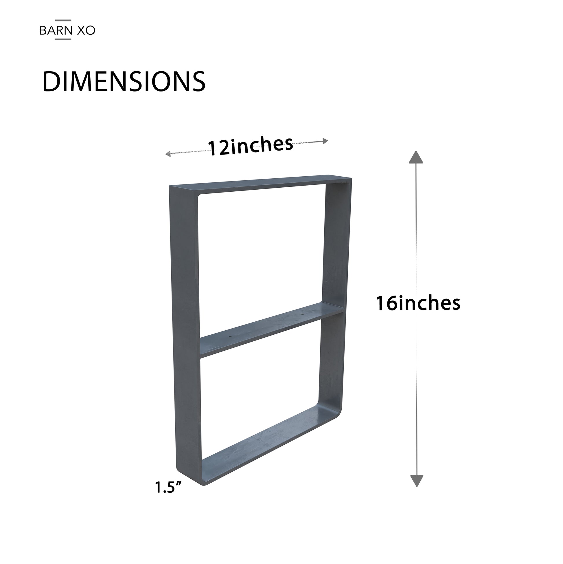 DIY - U shape With Middle Shelf Frame