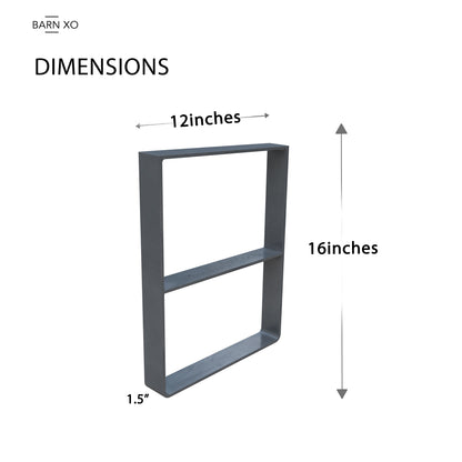 DIY - U shape With Middle Shelf Frame