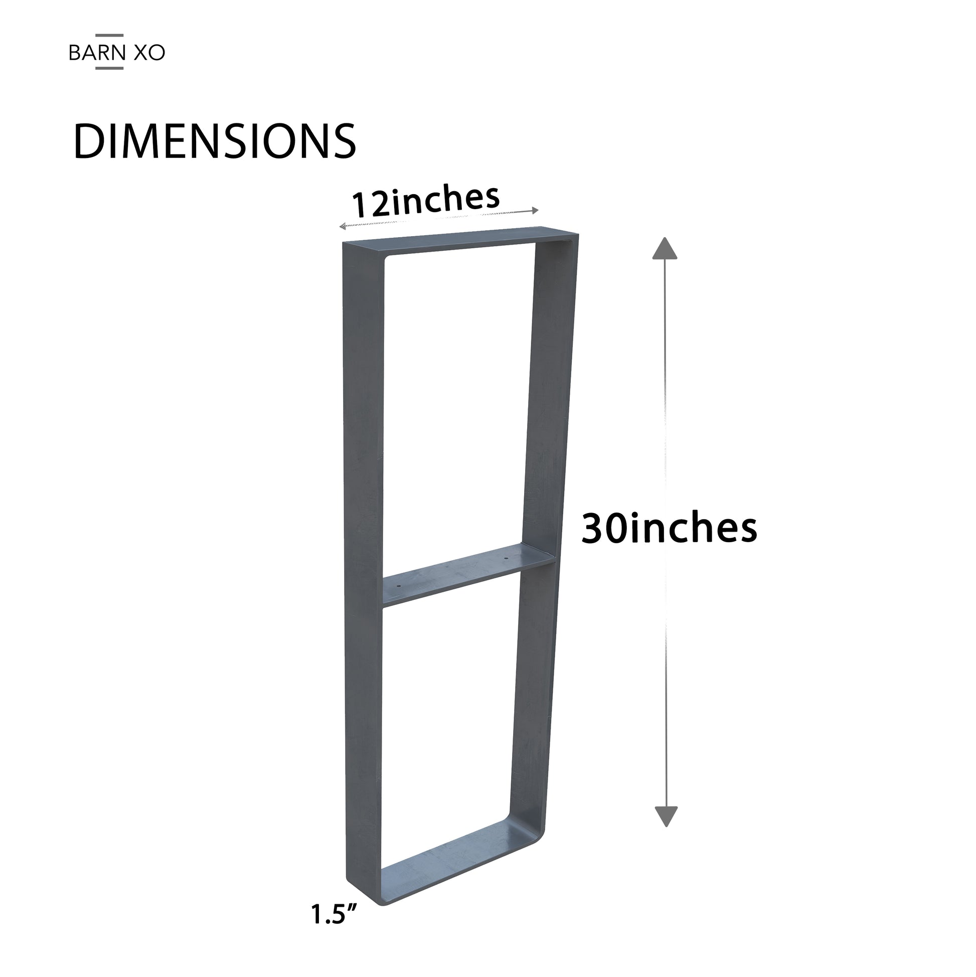 DIY - U shape With Middle Shelf Frame