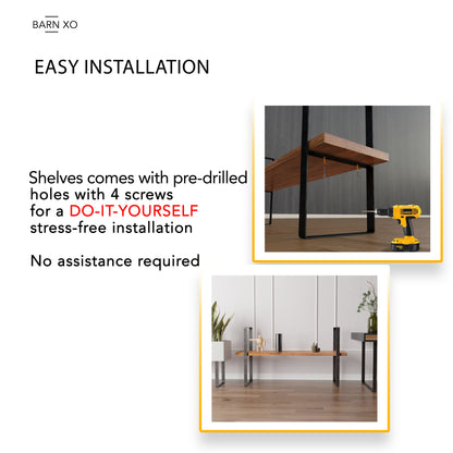DIY - U shape With Middle Shelf Frame